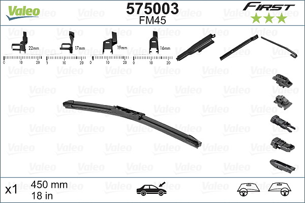 Lamela stergator VW GOLF IV (1J1) 1.6 16V  benzina 105 cai VALEO 575003